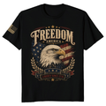 Patriotic Eagle Graphic T-Shirt - Independence Day Celebration Shirt