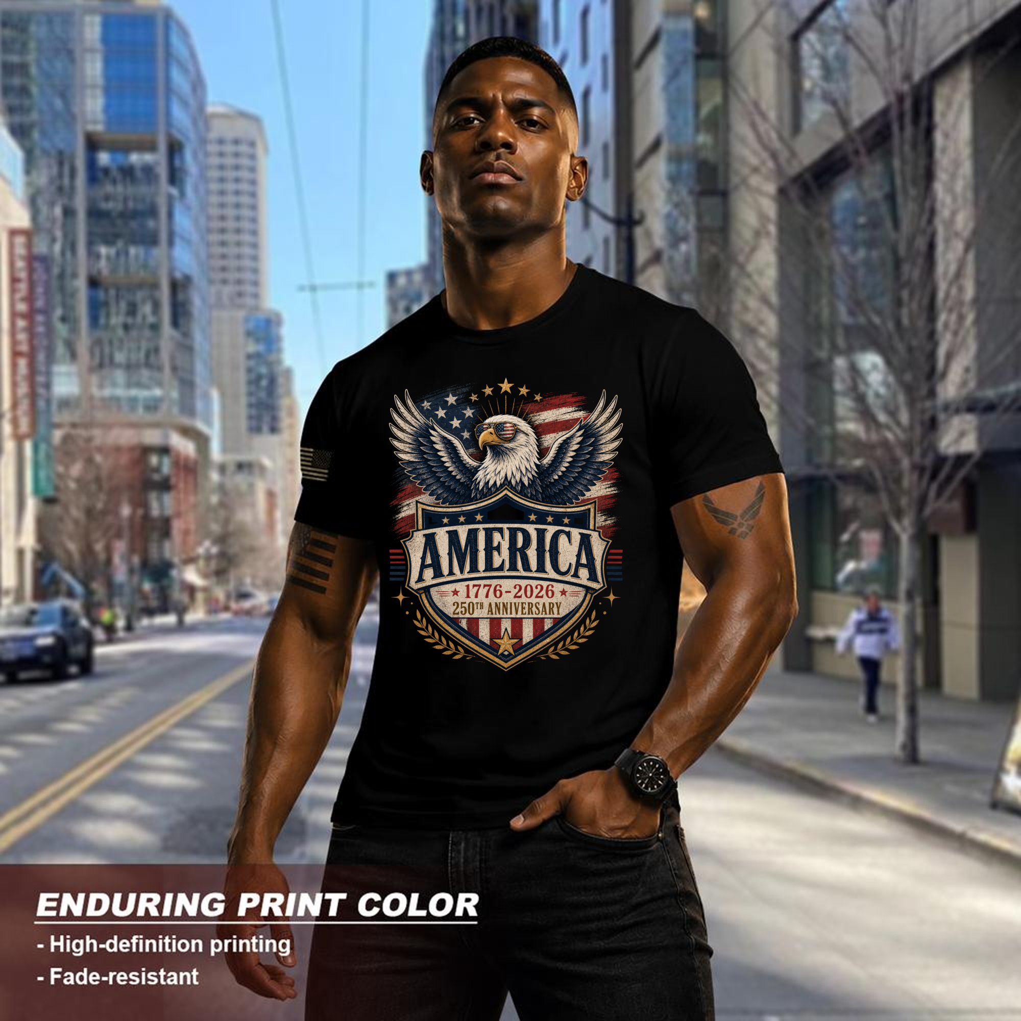 Cool Eagles Patriot T-Shirt - Independence Day Gift