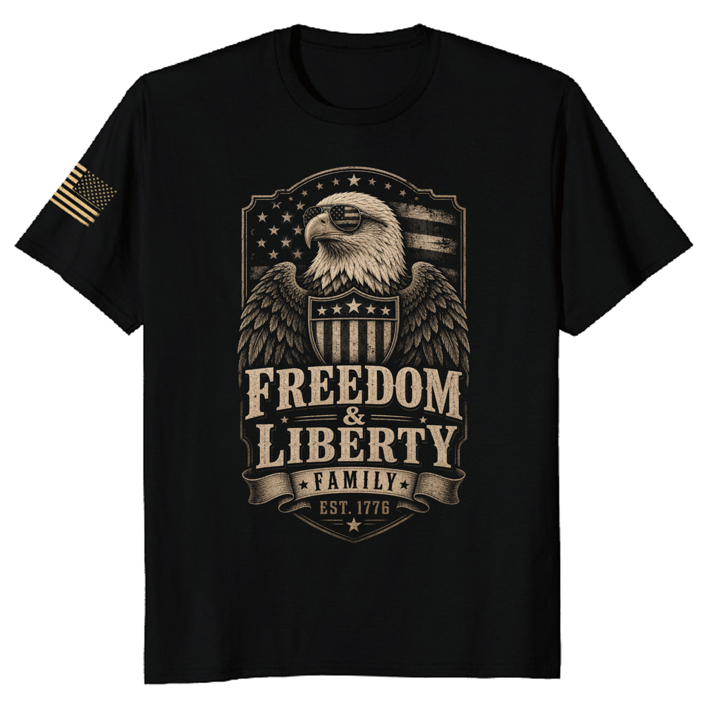 Patriotic Cool Eagles Patriot T-Shirt - Independence Day Gift