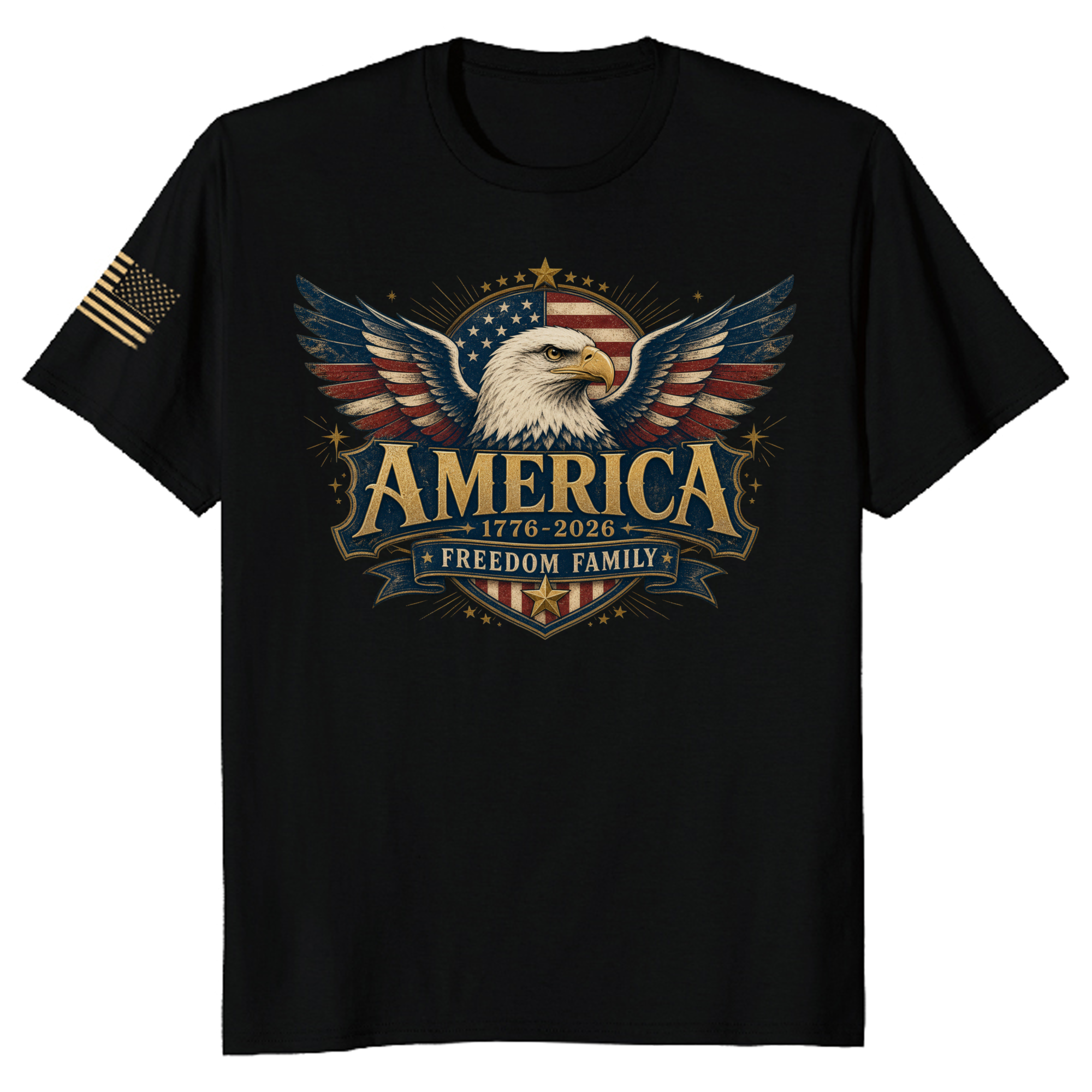 Patriotic Eagle Patriot T-Shirt - Independence Day Celebration Shirt