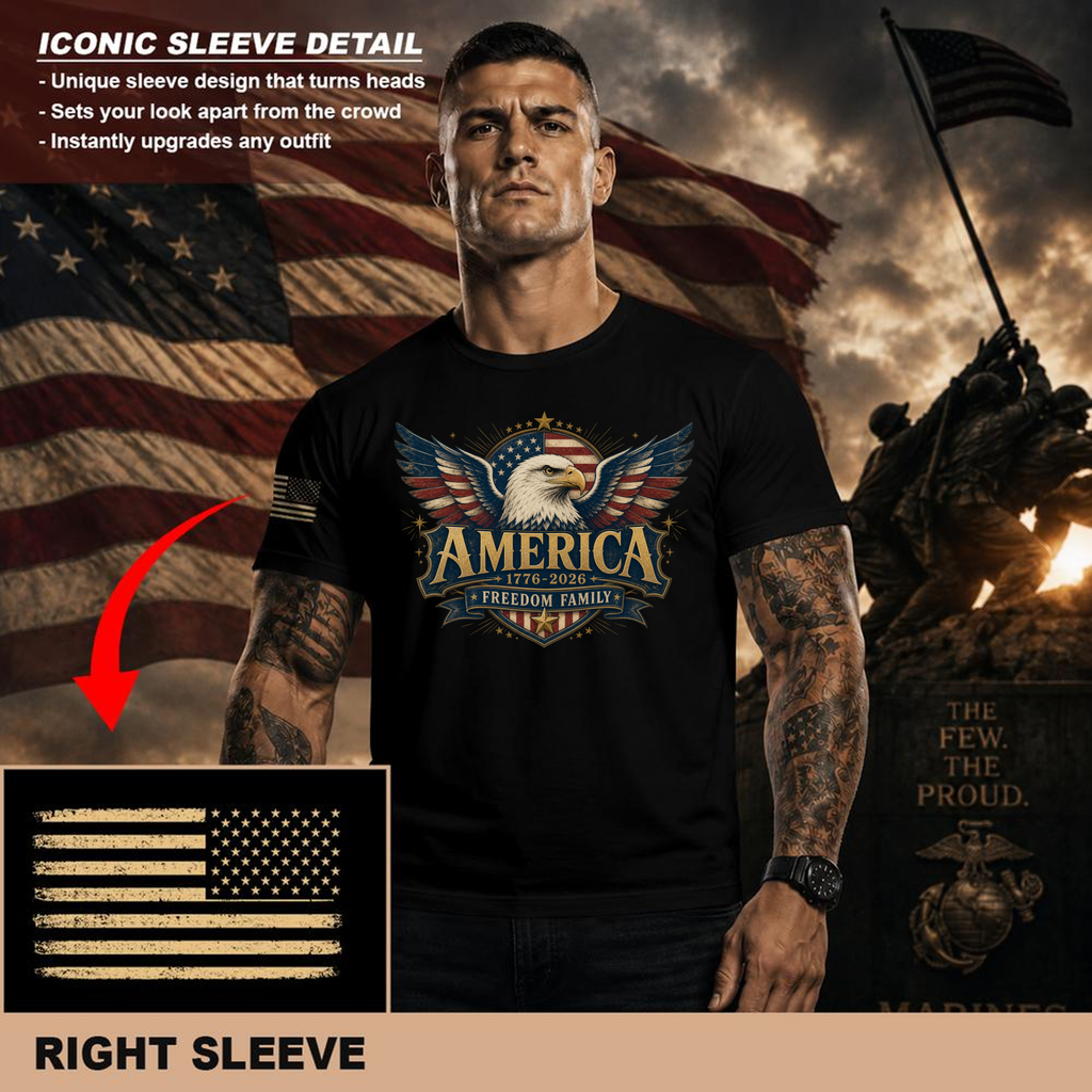 Patriotic Eagle Patriot T-Shirt - Independence Day Celebration Shirt