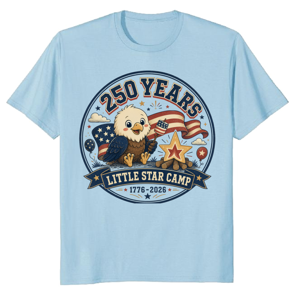 Cartoon Cute Eagles Graphic T-Shirt