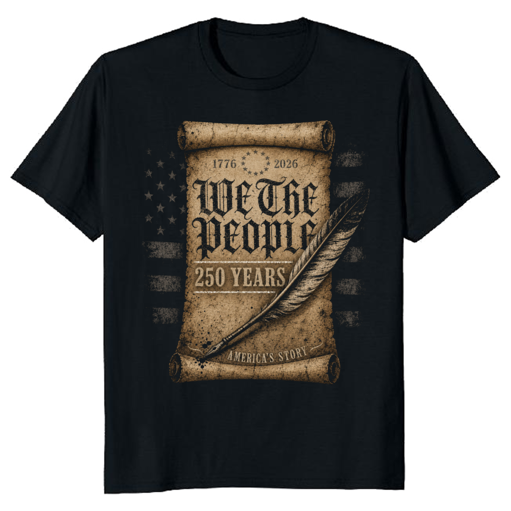 Patriotic Graphic T-Shirt - Gift for USA Pride Events