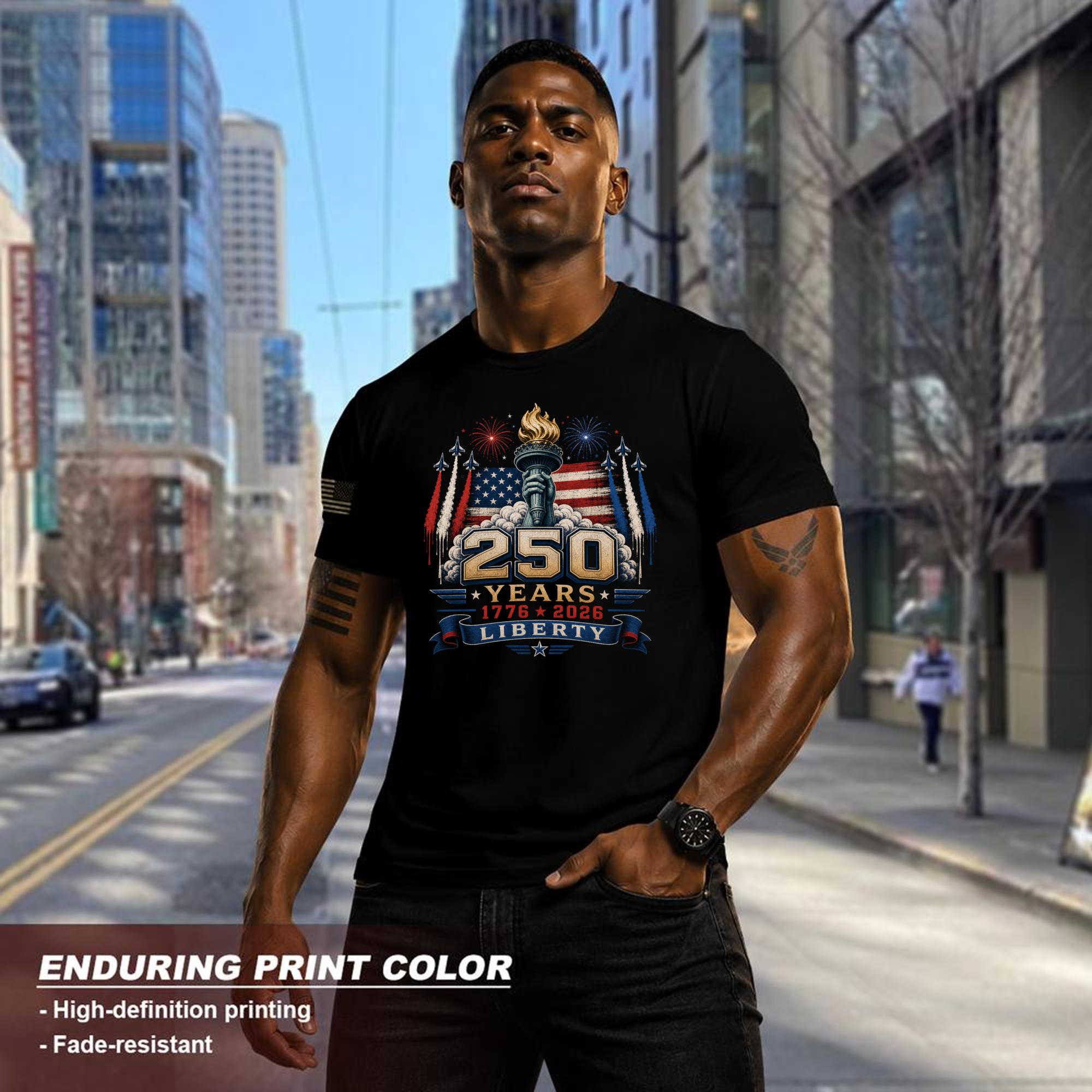 Classic Patriotic Patriot T-Shirt - Independence Day Celebration Shirt