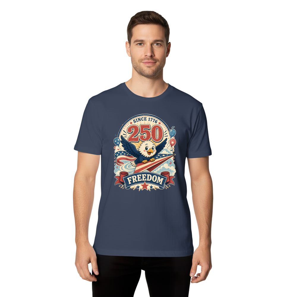 Cute Cartoon Eagles T-Shirt - Gift for Eagle and Bird Lovers