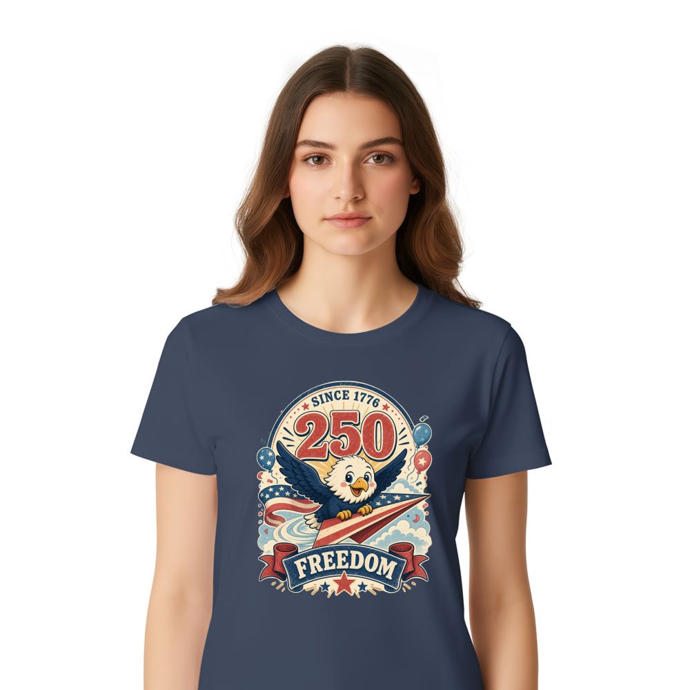 Cute Cartoon Eagles T-Shirt - Gift for Eagle and Bird Lovers