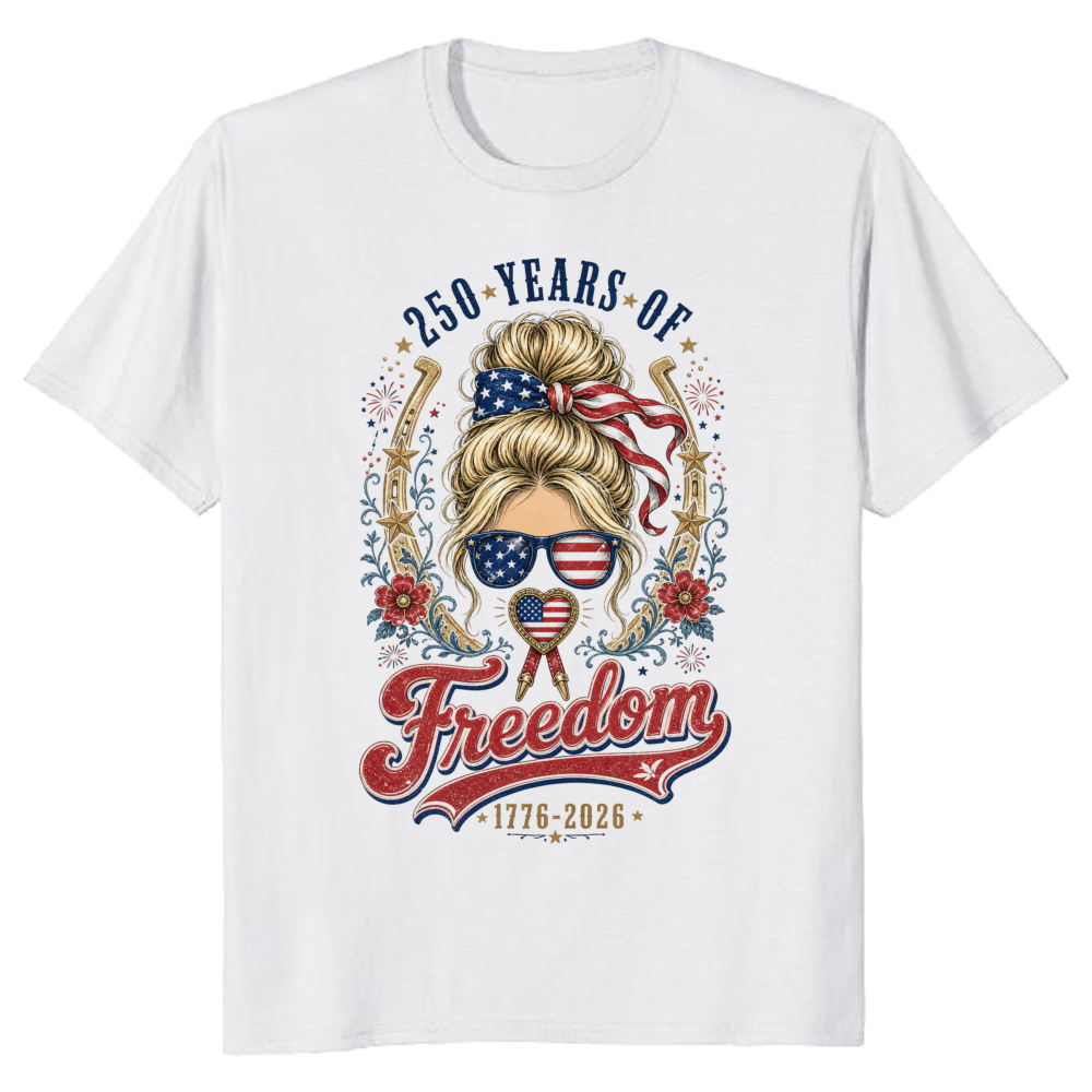 Patriotic Girly T-Shirt - Gift for Patriotic Style Fans