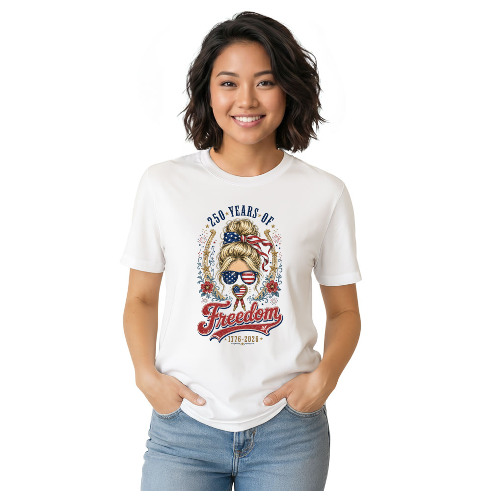Patriotic Girly T-Shirt - Gift for Patriotic Style Fans