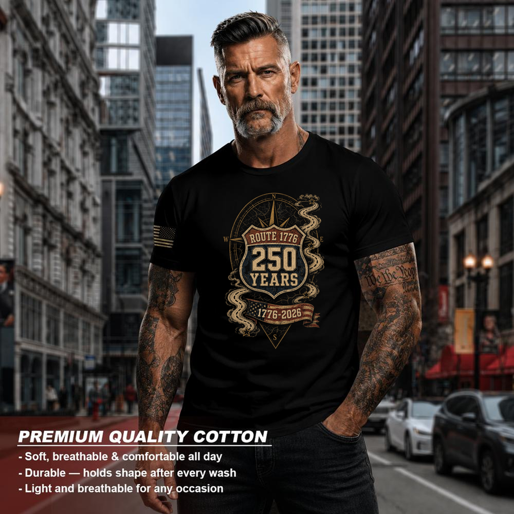 Basic Patriotic USA Pride Graphic T-Shirt