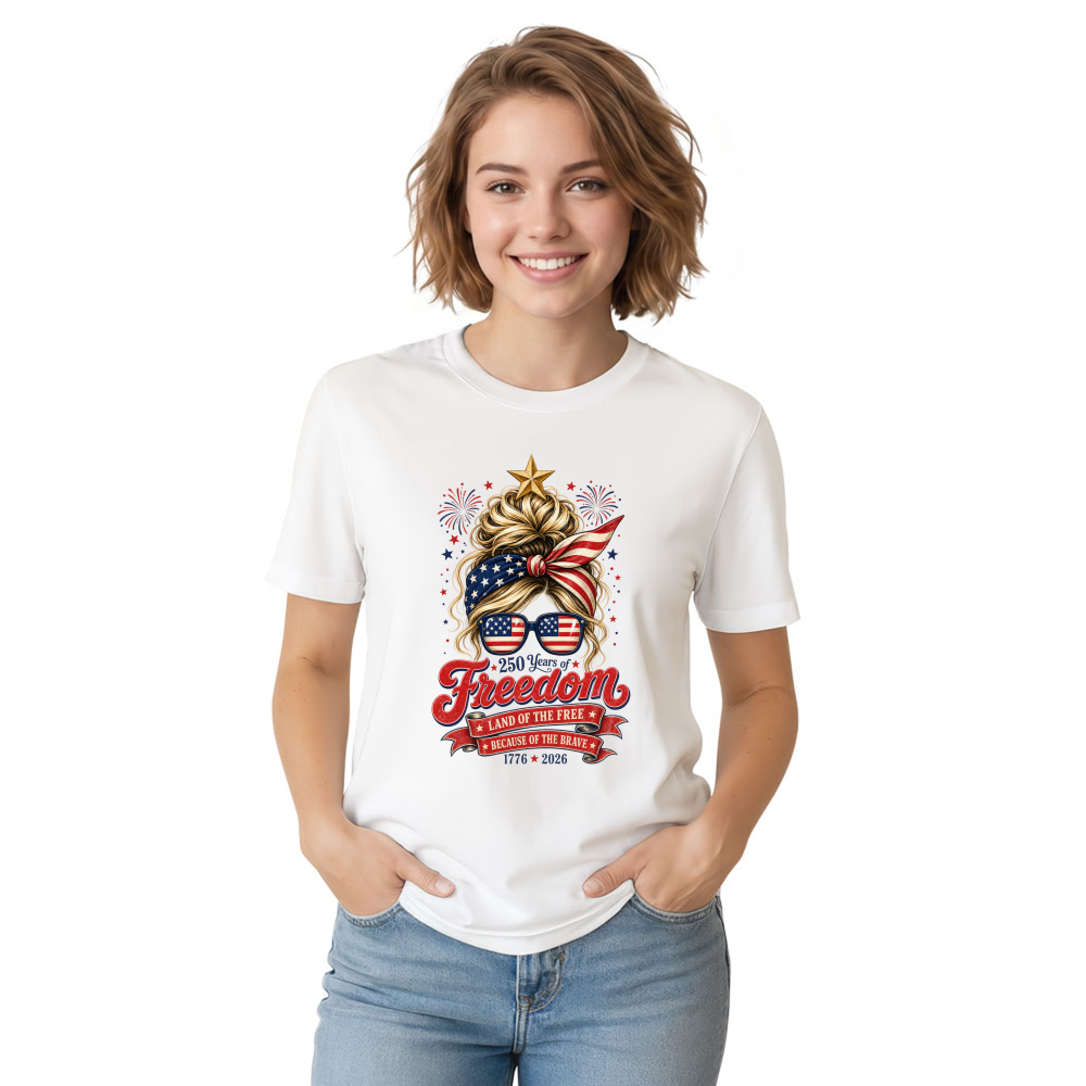 Patriotic Girly T-Shirt - Gift for Patriotic Women