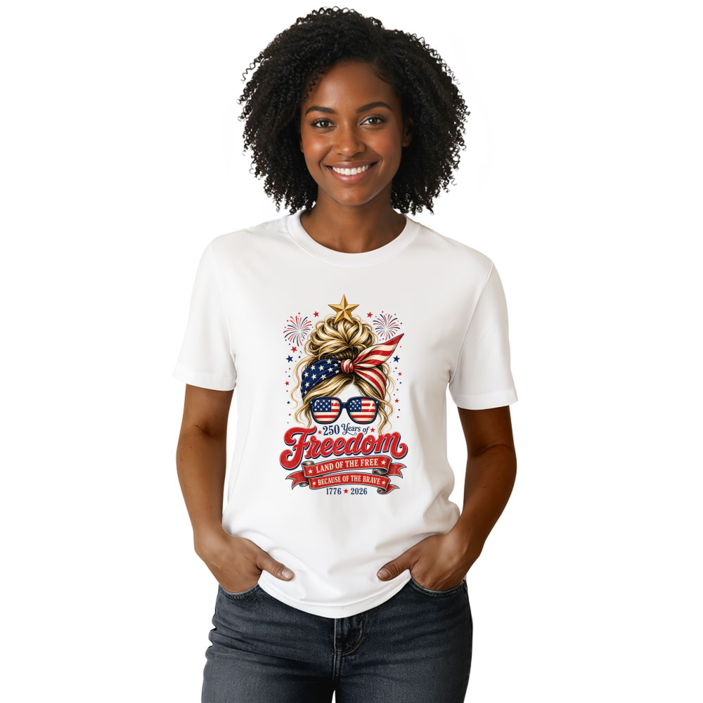 Patriotic Girly T-Shirt - Gift for Patriotic Women