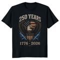 Patriotic Eagles Graphic T-Shirt - Gift for Patriotic Eagle Fans