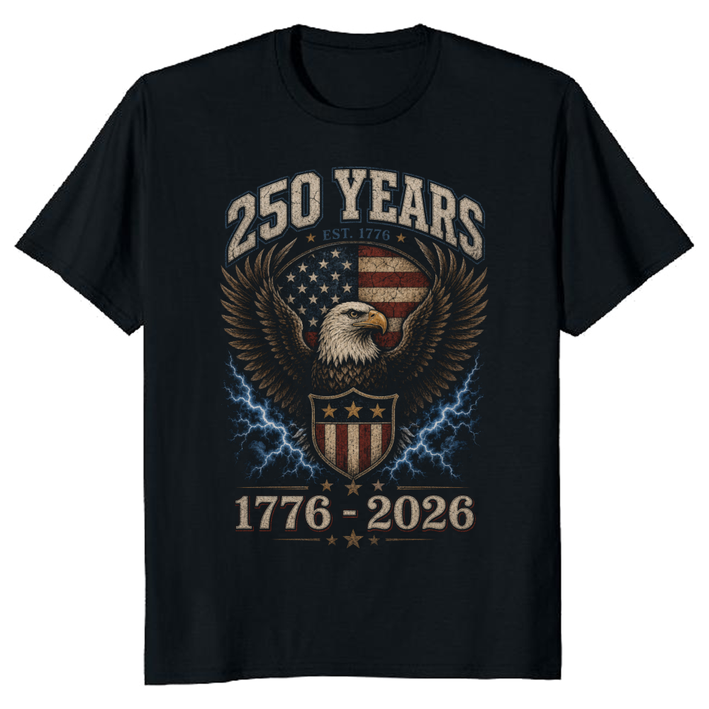 Patriotic Eagles Graphic T-Shirt - Gift for Patriotic Eagle Fans