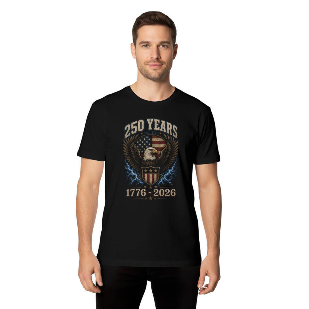 Patriotic Eagles Graphic T-Shirt - Gift for Patriotic Eagle Fans