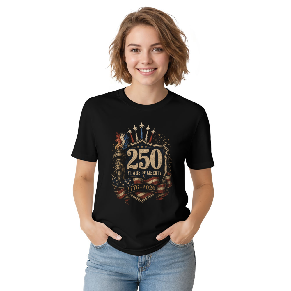 Patriotic Basic Graphic T-Shirt