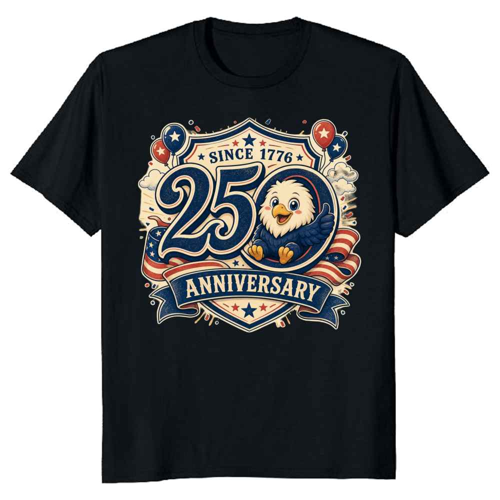 Cute Cartoon Eagles T-Shirt - Gift for Bird Lovers