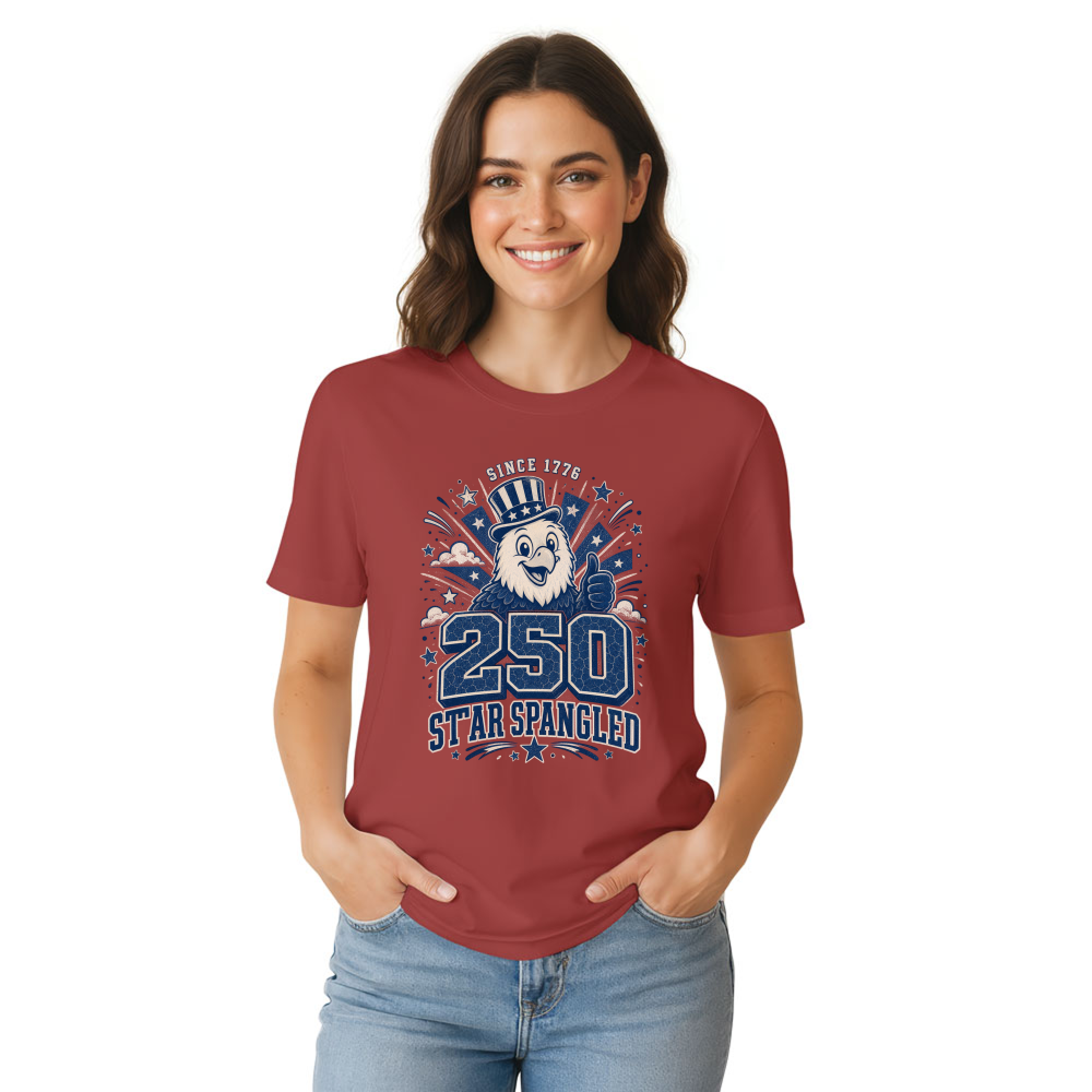 Cute Cartoon Eagles Graphic T-Shirt
