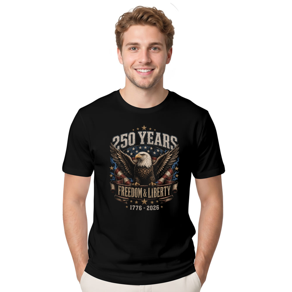 Patriotic Cool Eagles Graphic T-Shirt - Gift for Patriotic Eagle Fans
