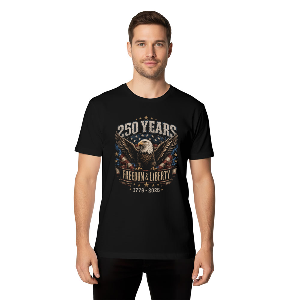 Patriotic Cool Eagles Graphic T-Shirt - Gift for Patriotic Eagle Fans
