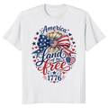 Patriotic Girly T-Shirt - Gift for Patriotic Women
