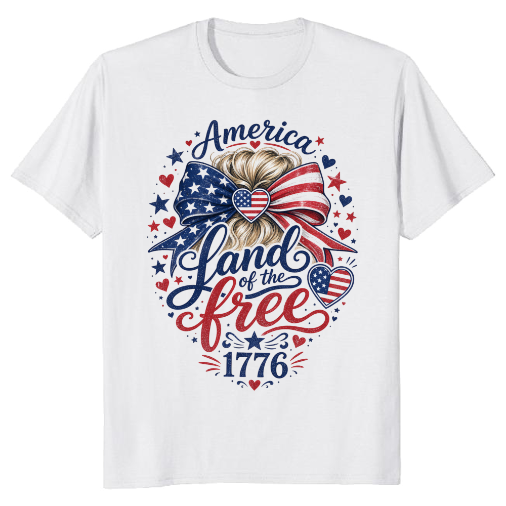 Patriotic Girly T-Shirt - Gift for Patriotic Women