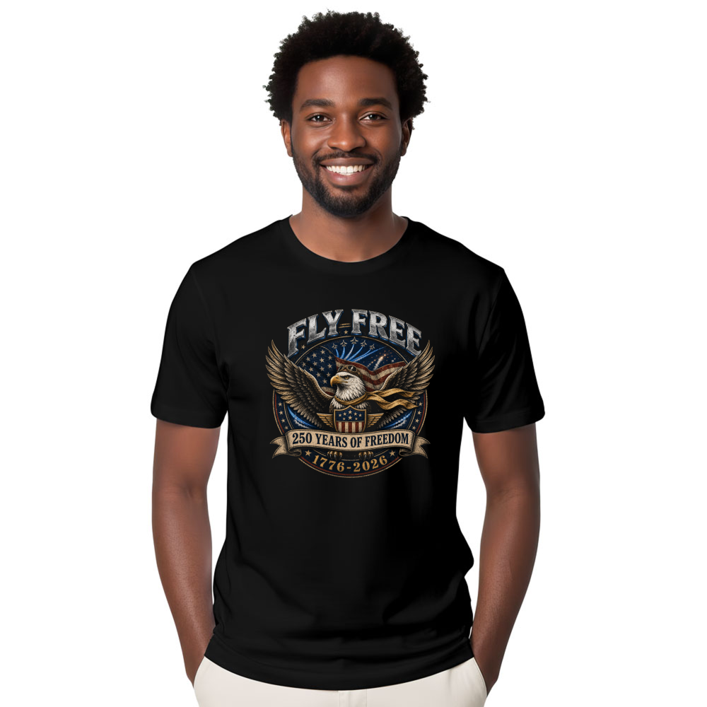 Vintage Patriotic Cool Eagle Graphic T-Shirt