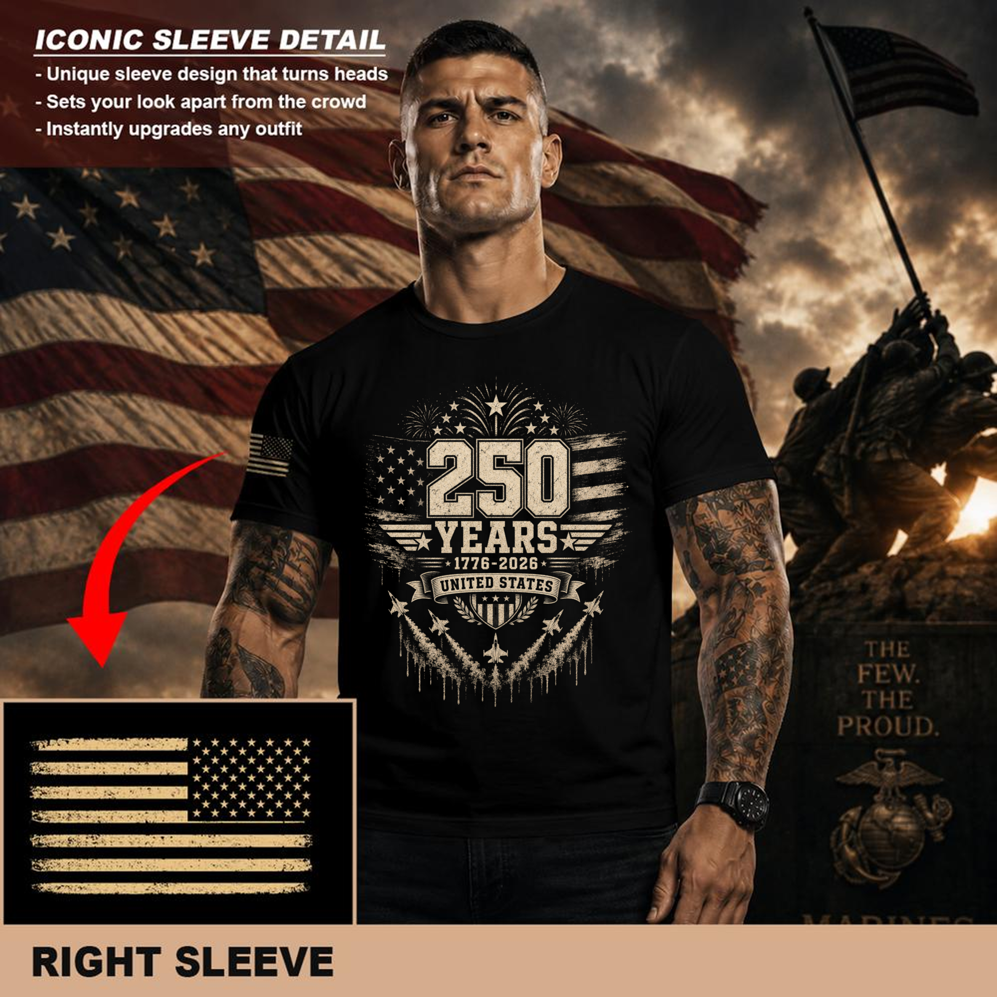 Patriotic Basic Patriot T-Shirt - Independence Day Gift