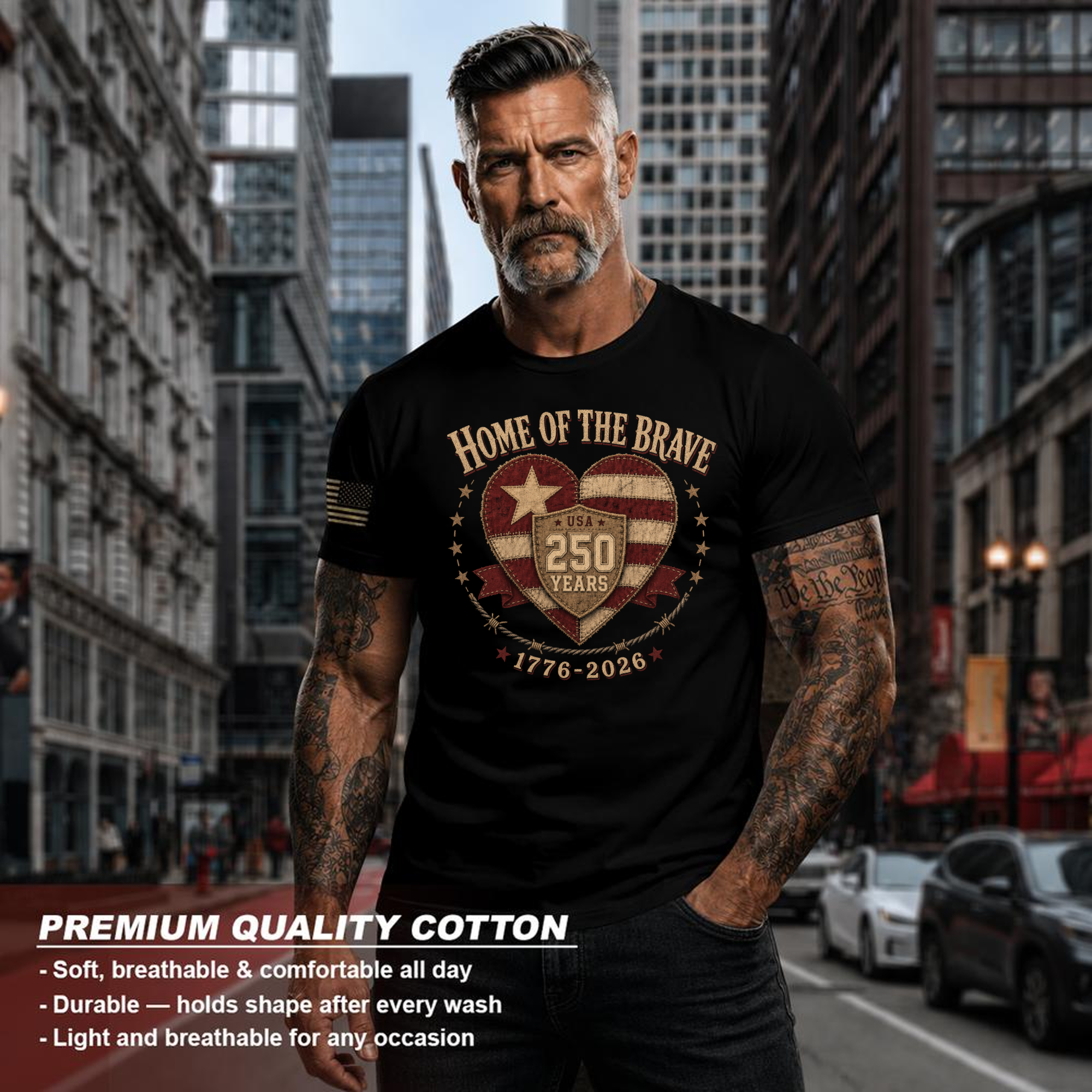 Patriotic Patriot T-Shirt - Independence Day Celebration Gift
