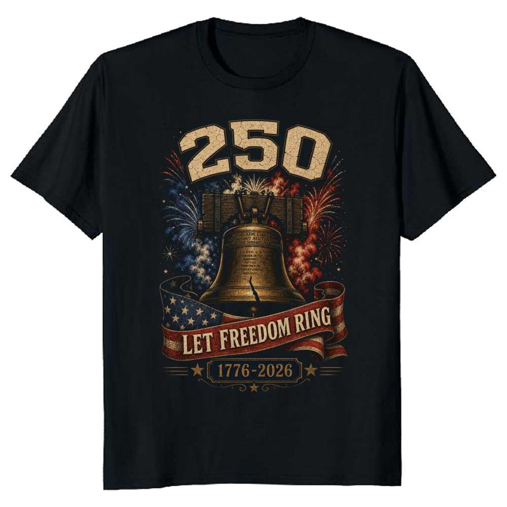 Patriotic Basic USA Pride Graphic T-Shirt