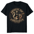 Lincoln Playing Guitar T-Shirt - Gift for Music and History Fans