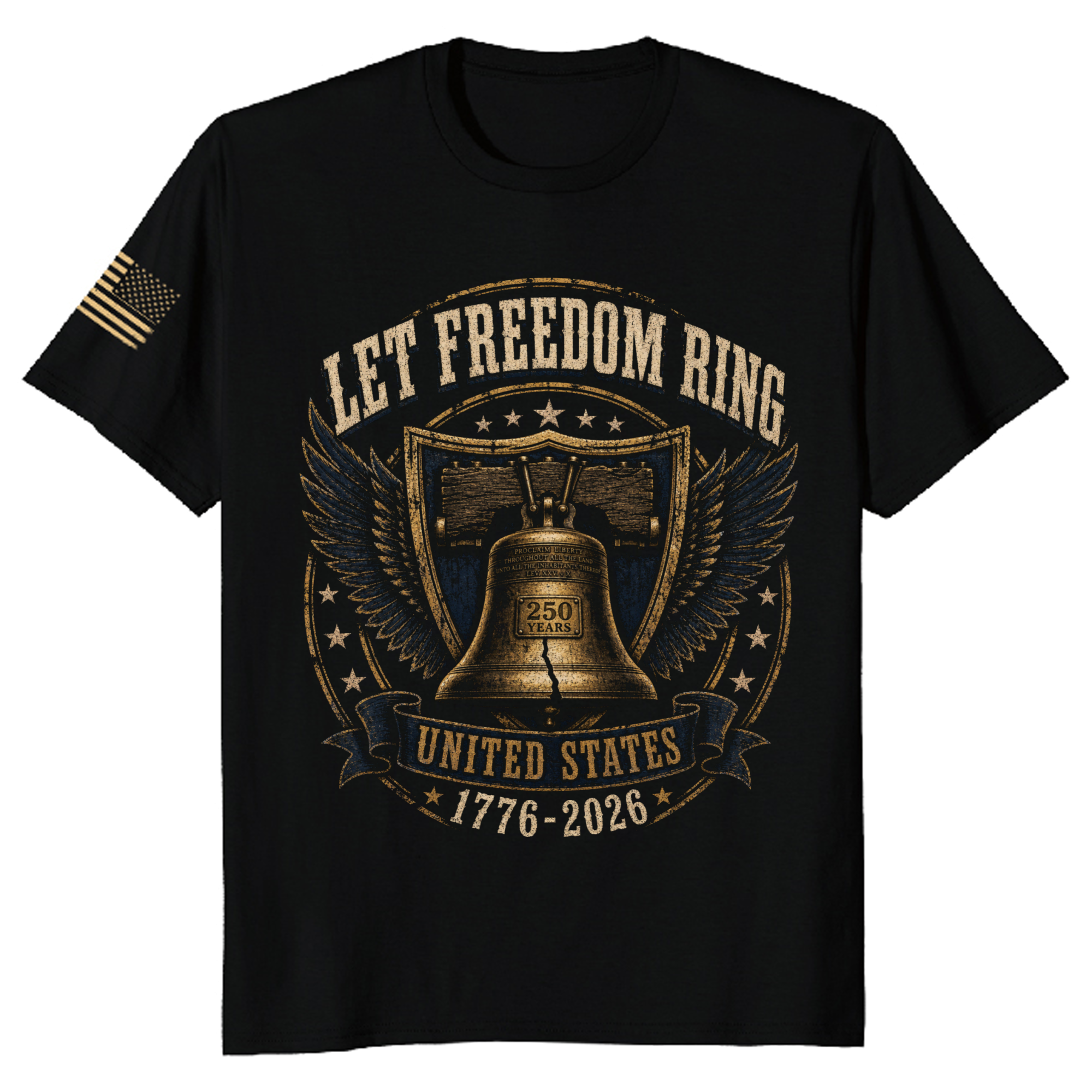 Patriotic Graphic T-Shirt - Independence Day Celebration Shirt