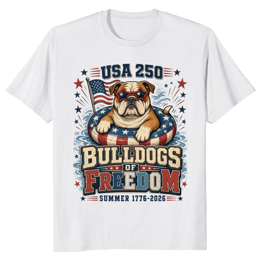 Patriotic Dog T-Shirt - Gift for Dog Lovers
