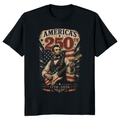 Lincoln Playing Guitar T-Shirt - Gift for History and Music Lovers