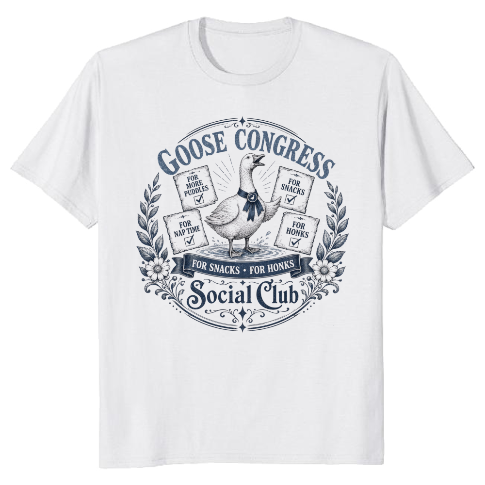 T206 Goose Club Graphic T-Shirt - Gift for Goose Lovers