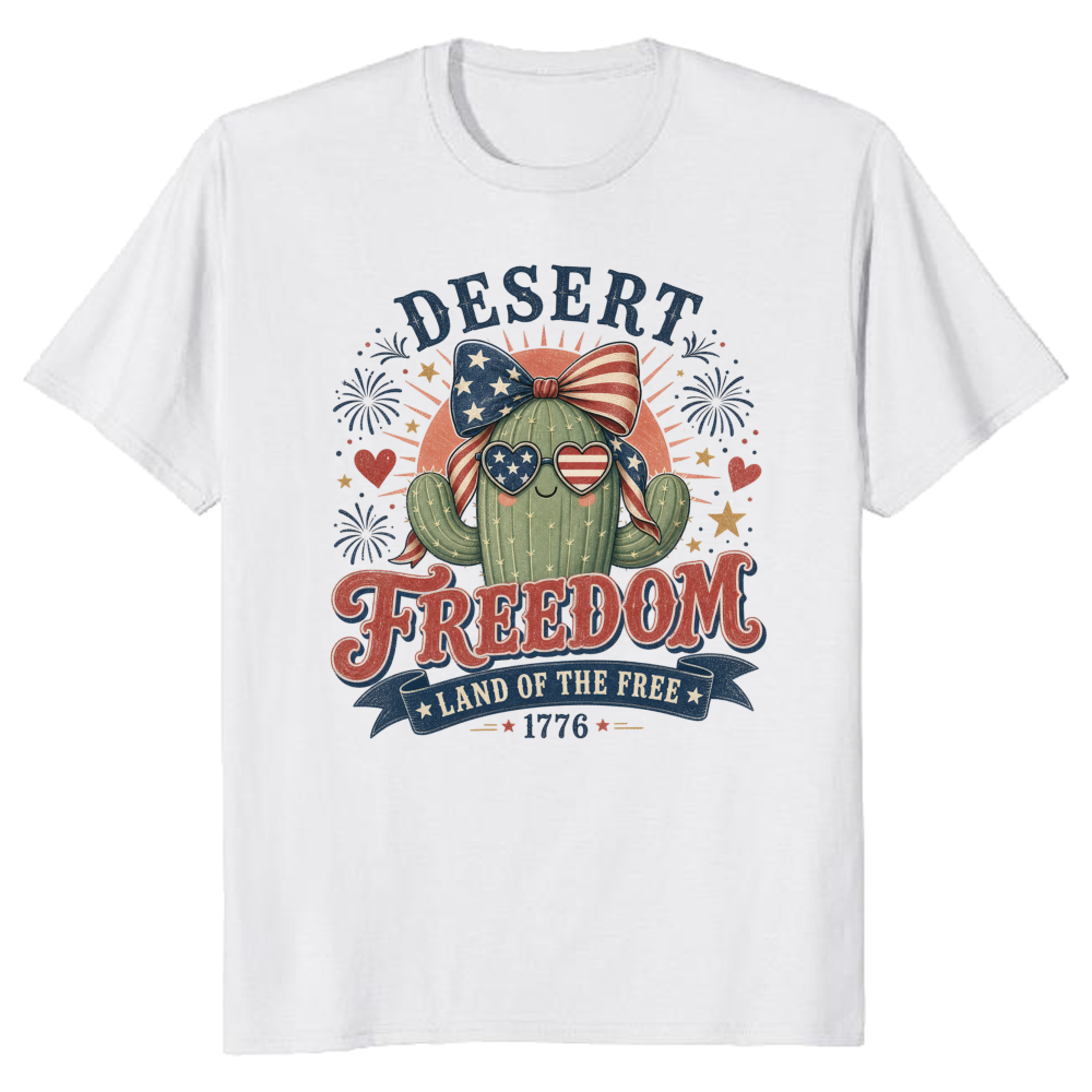 Patriotic Girly T-Shirt - Women's Patriotic Celebration Tee