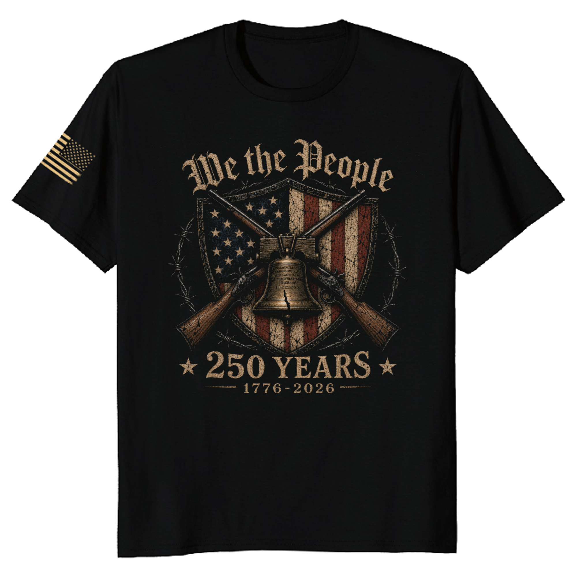 Patriotic Graphic T-Shirt - Independence Day Gift