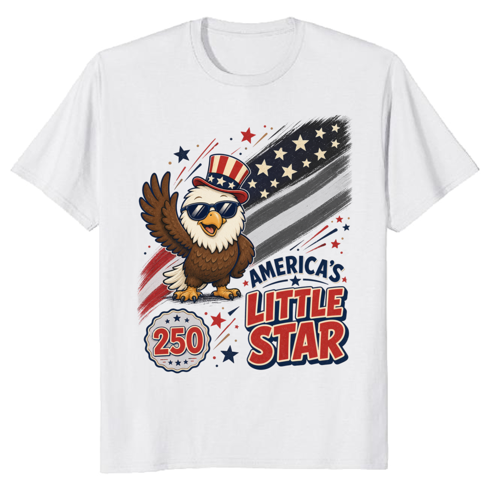Cute Cartoon Eagles T-Shirt - Gift for Bird Lovers