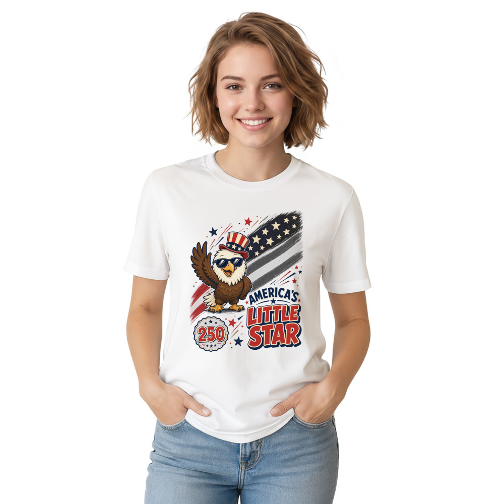 Cute Cartoon Eagles T-Shirt - Gift for Bird Lovers