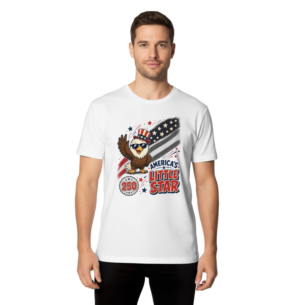 Cute Cartoon Eagles T-Shirt - Gift for Bird Lovers