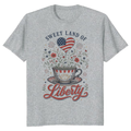 Patriotic Girly T-Shirt - Gift for Patriotic Women