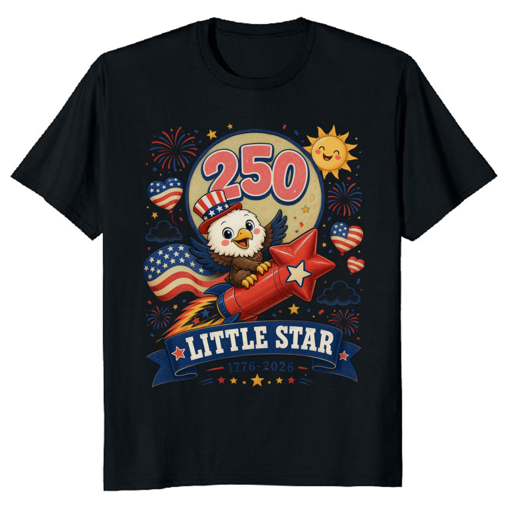 Cute Cartoon Eagles T-Shirt - Gift for Bird Lovers