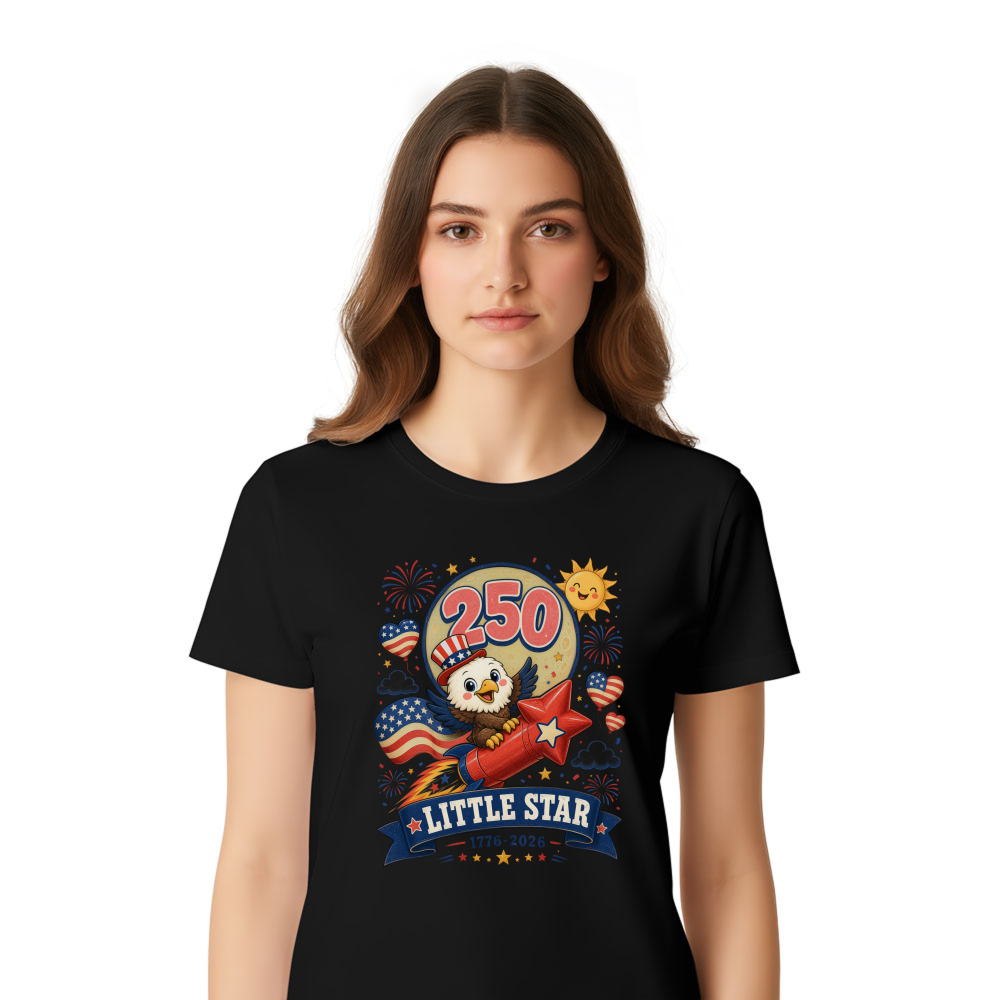 Cute Cartoon Eagles T-Shirt - Gift for Bird Lovers