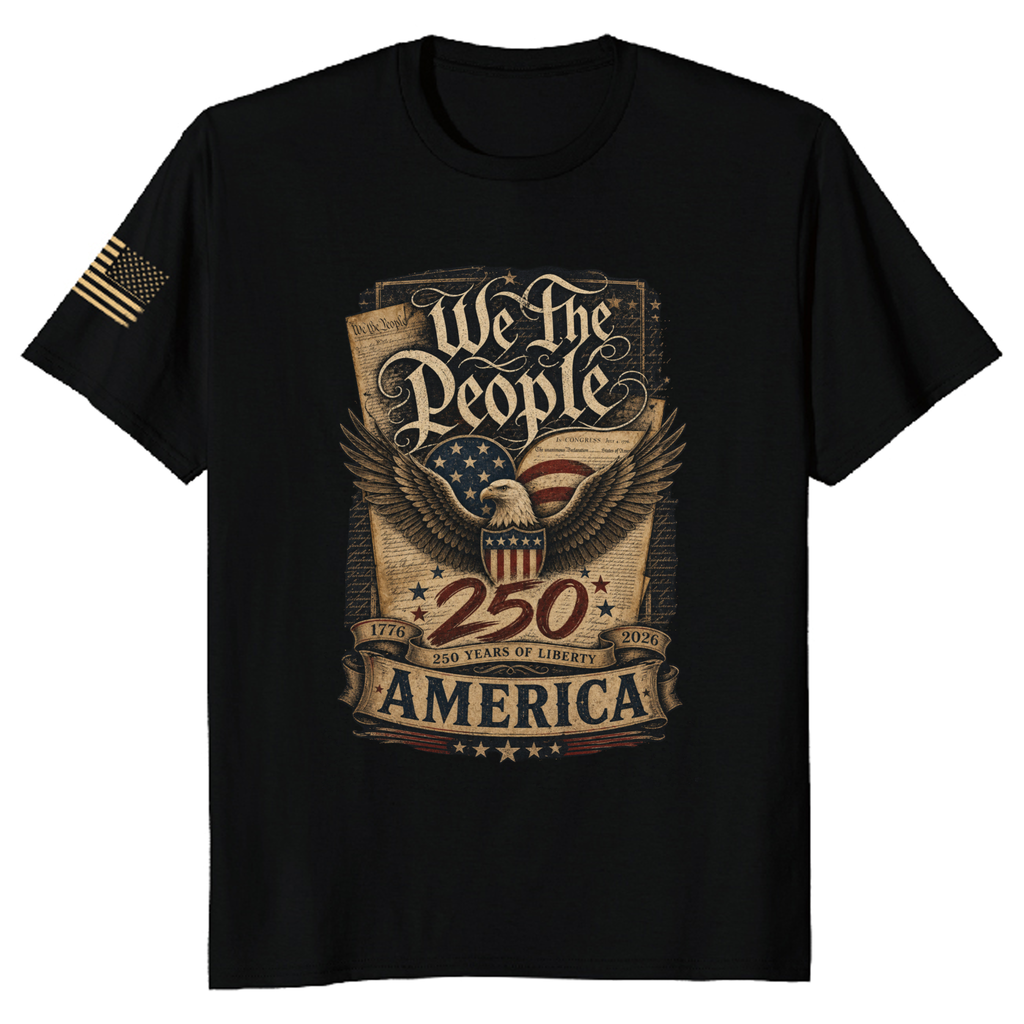 250th Anniversary Pretty Flag Patriot T-Shirt - USA 250 Celebration Gift