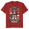 Cartoon Cute Bald Eagle Patriotic Graphic T-Shirt
