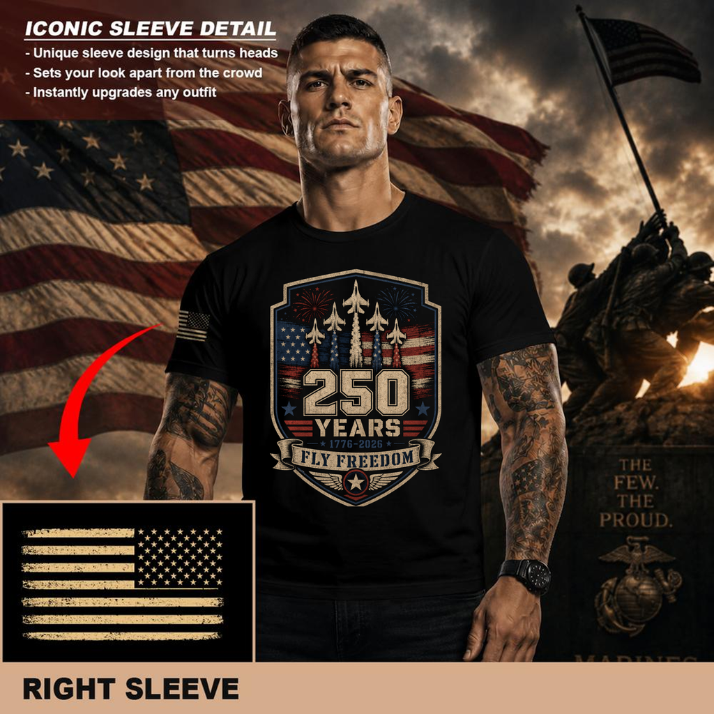 Patriotic Graphic T-Shirt - Independence Day Celebration