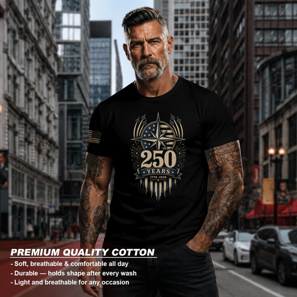 Patriotic American Heritage Patriot T-Shirt - Independence Day Celebration