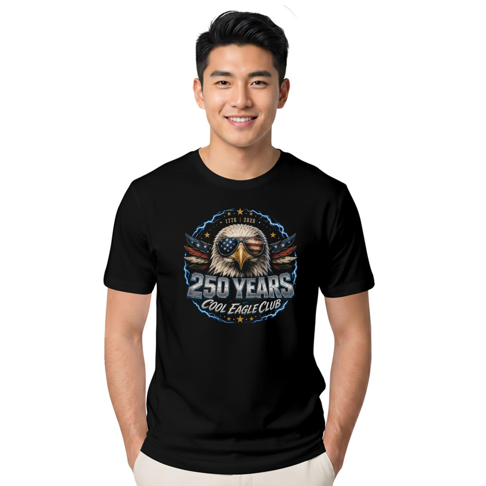 Patriotic Cool Eagles T-Shirt - Gift for USA Pride Fans
