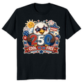 Cartoon Cute Eagles Graphic T-Shirt