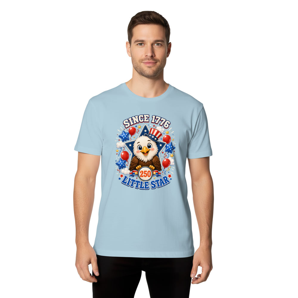Cute Cartoon Eagles Graphic T-Shirt