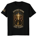 Patriotic Cross Patriot T-Shirt - Independence Day Faith Gift